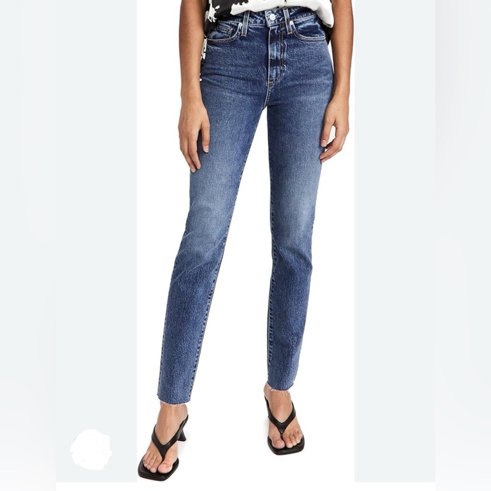Le Jean Lara Willow Wash High-Rise Slim Jean